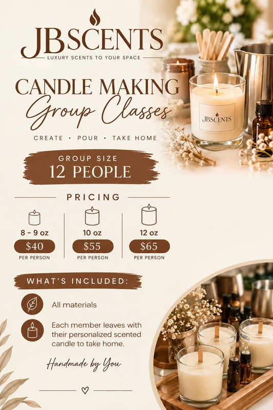CANDLE MAKING GROUP CLASSES